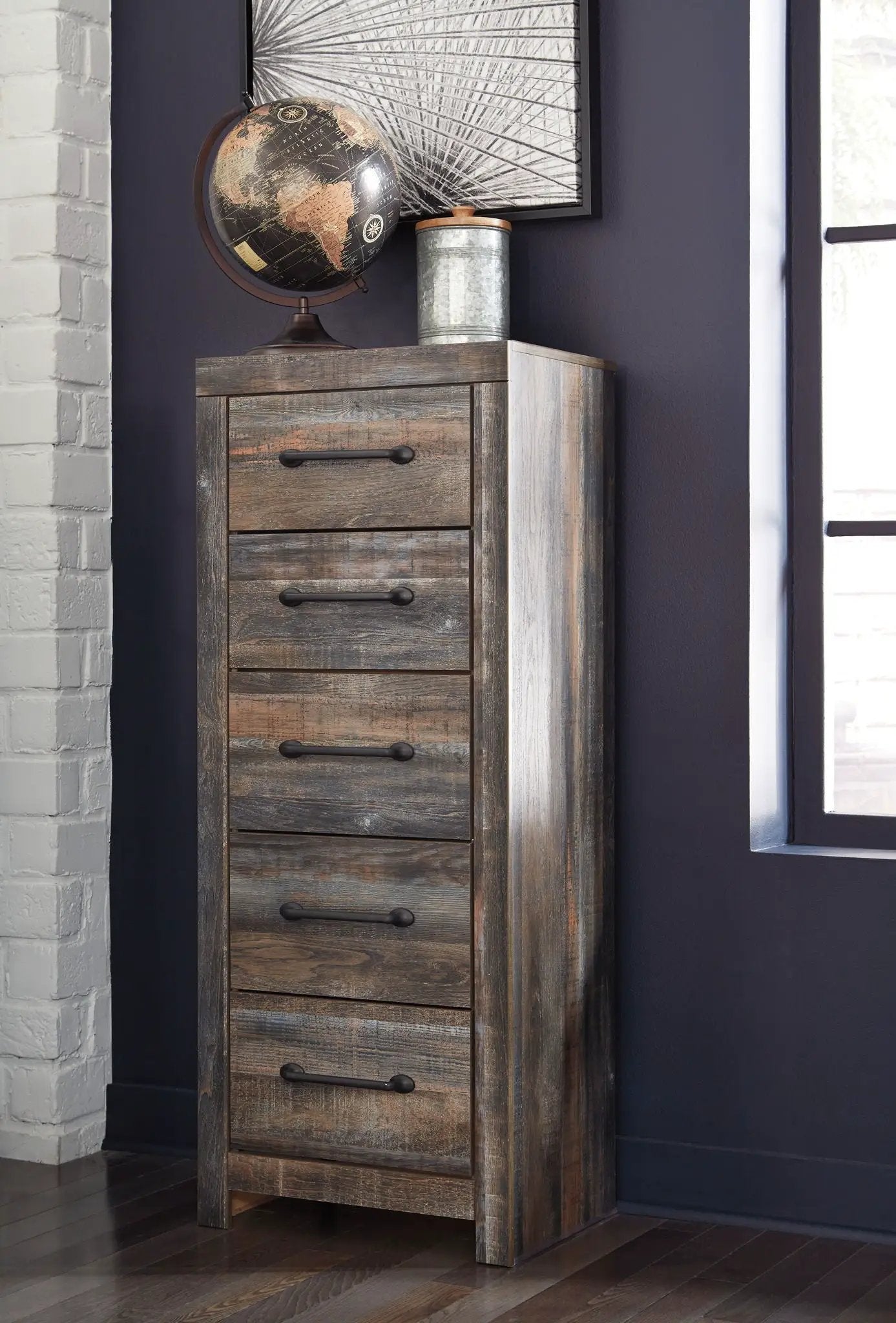 Drystan - Narrow Chest - Brown / Beige by Unique Piece Furniture