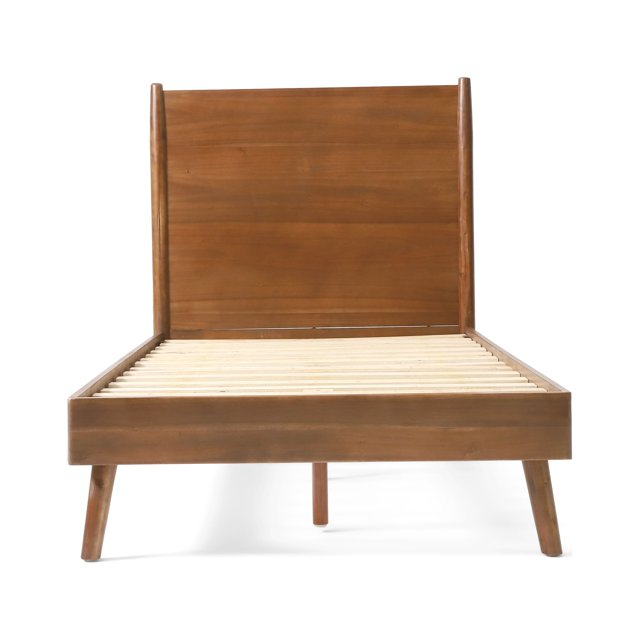 Cohron Solid Wood Platform Bed (Twin Bed) by HouseOfZazla