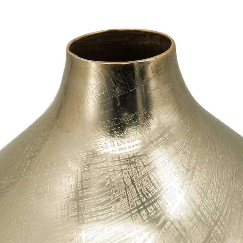 8.5x8.5x18.5 Aluminum Vase by HouseOfZazla