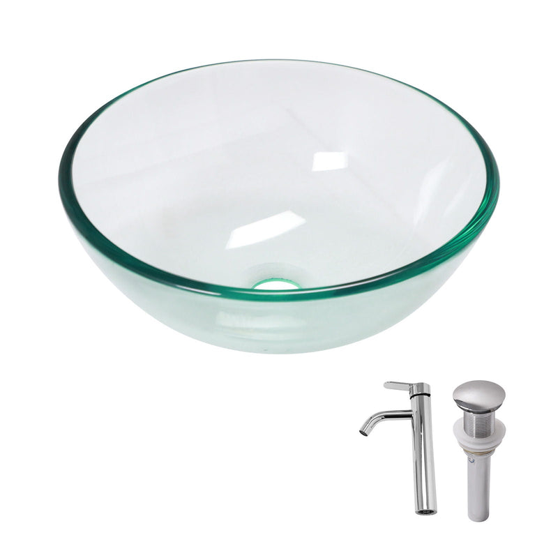 Vessel Sink With Faucet And Pop-Up Drain by HouseOfZazla