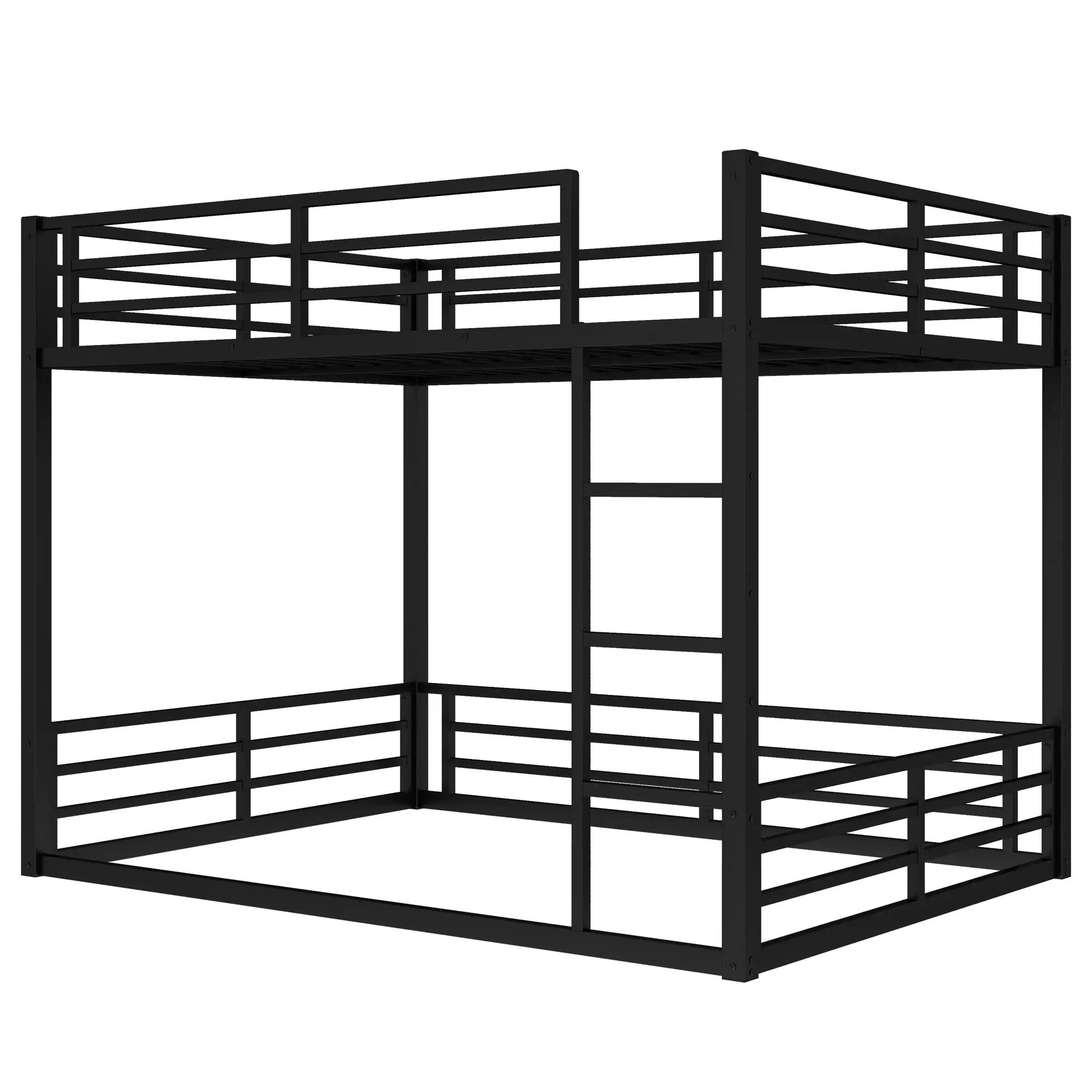 Metal Queen Over Queen Bunk Bed for Teens and Adults by HouseOfZazla