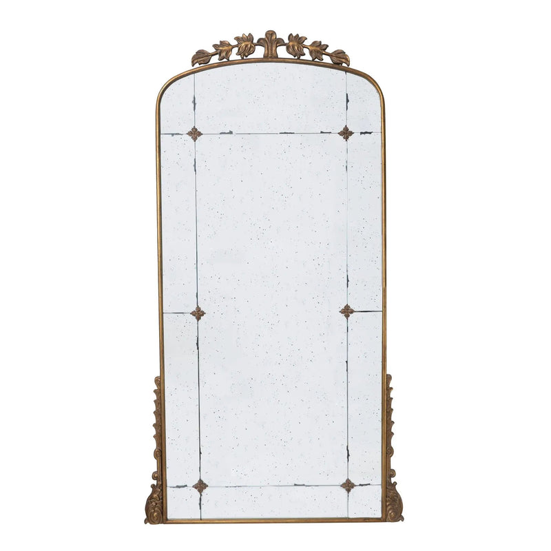 Lavish - Full Length Mirror, AntiqueMetal Floor Mirror For Living Room, Bedroom - Gold by HouseOfZazla