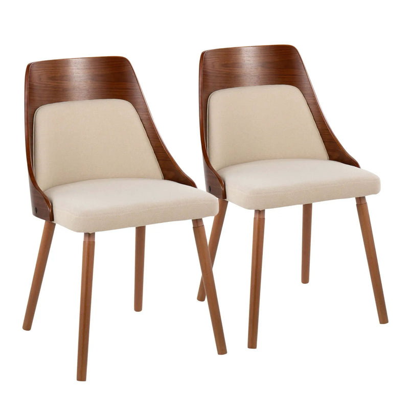 Anabelle - Mid-Century Modern Chair (Set of 2) by HouseOfZazla
