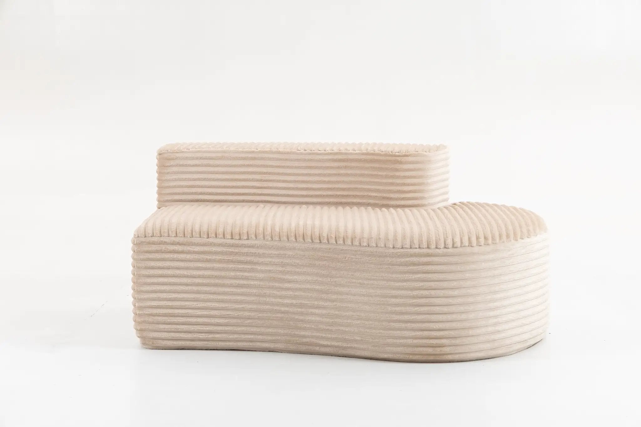 110.24" Fully Compressed Sofa with 2 Lumbar Pillows by HouseOfZazla