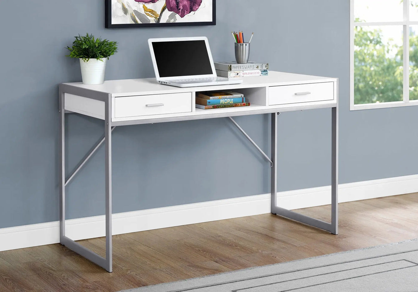 Computer Desk For Home Office Laptop with Storage Drawers by HouseOfZazla