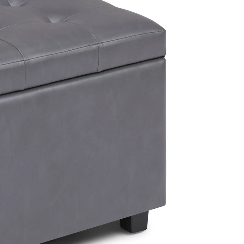 Cosmopolitan - Upholstered Storage Ottoman by HouseOfZazla