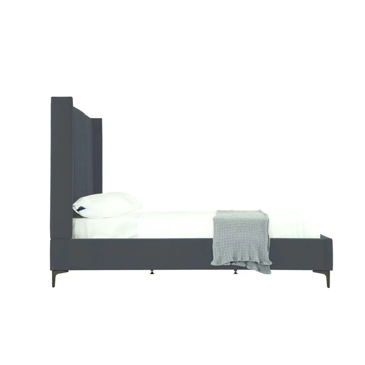 Promenade - Bed With Upholstered Headboard And Slats by HouseOfZazla