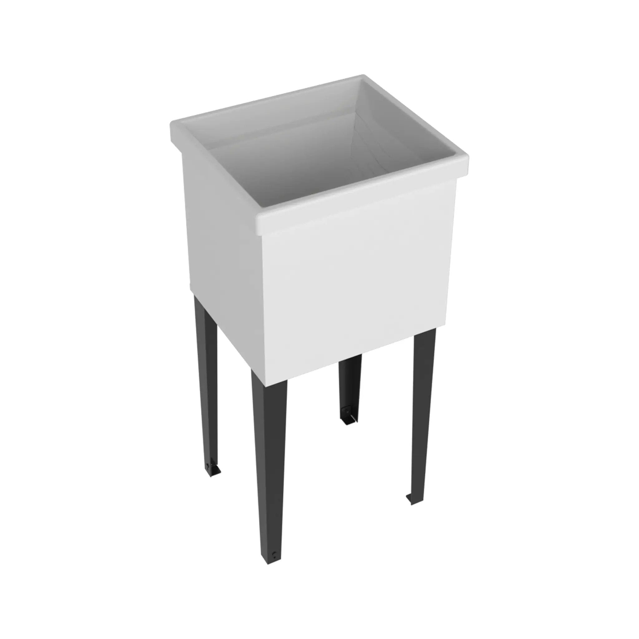 Bari Freestanding Plastic Laundry Utility Sink with Storage Cabinet by HouseOfZazla