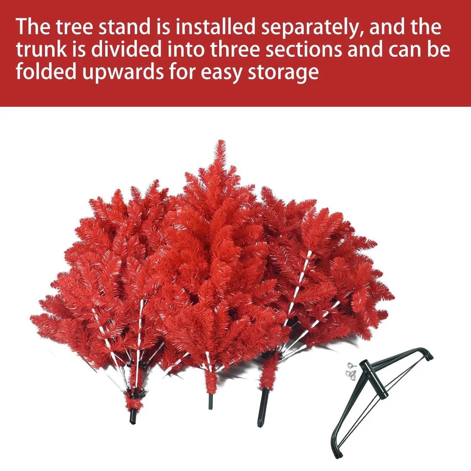 All-Red 4FT Christmas Tree by HouseOfZazla