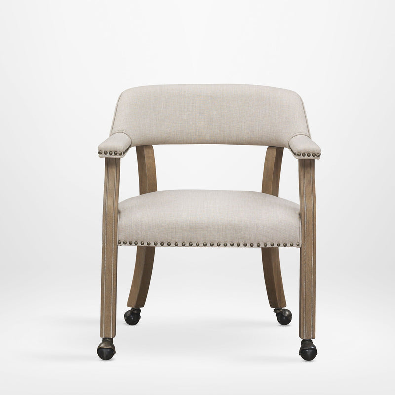Monroe - Dining And Game Chair - Beige by HouseOfZazla