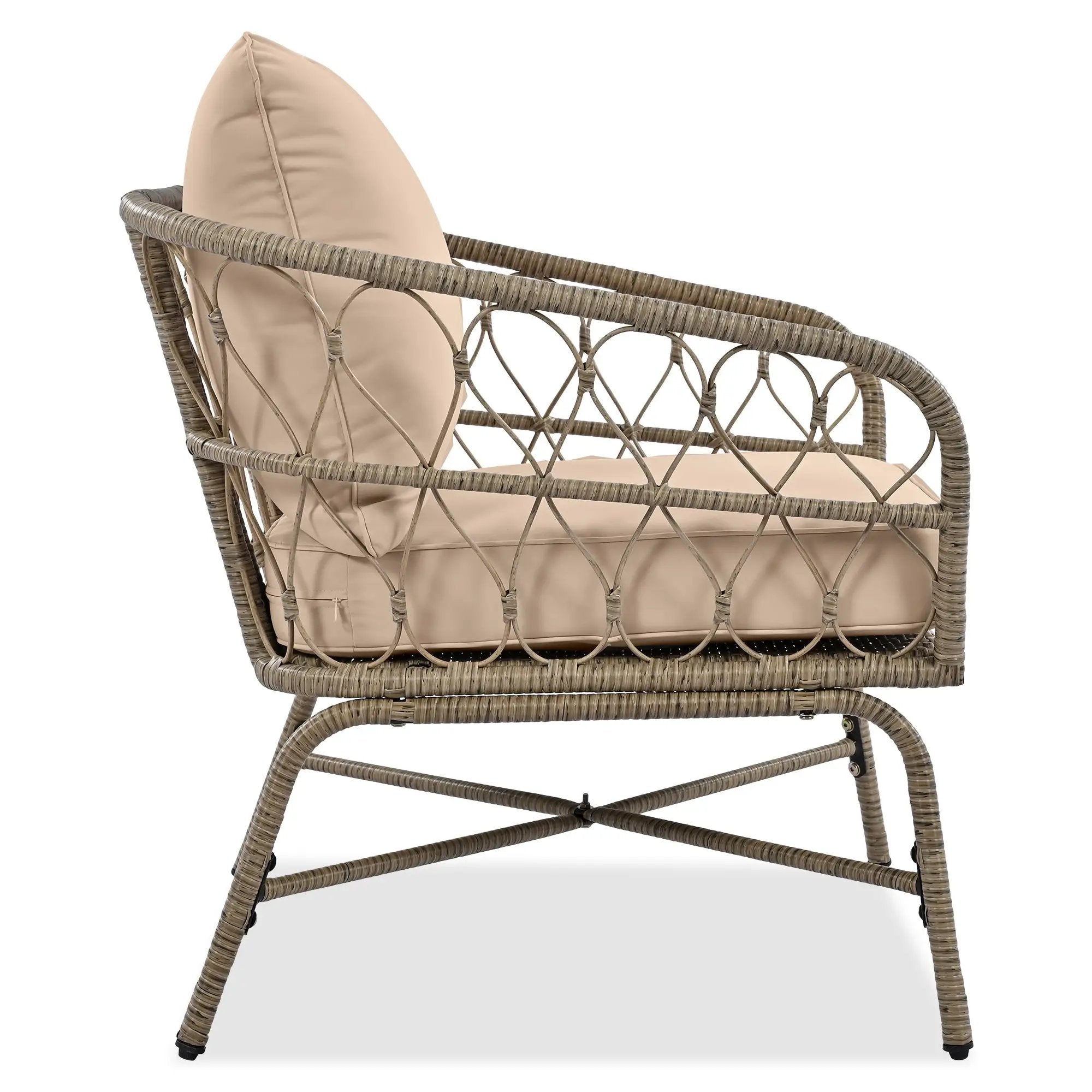 Bohemia-Inspired 4-Person Outdoor Seating Group With Removable Cushions by HouseOfZazla