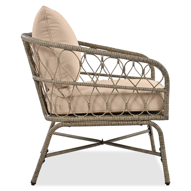 Bohemia-Inspired 4-Person Outdoor Seating Group With Removable Cushions by HouseOfZazla