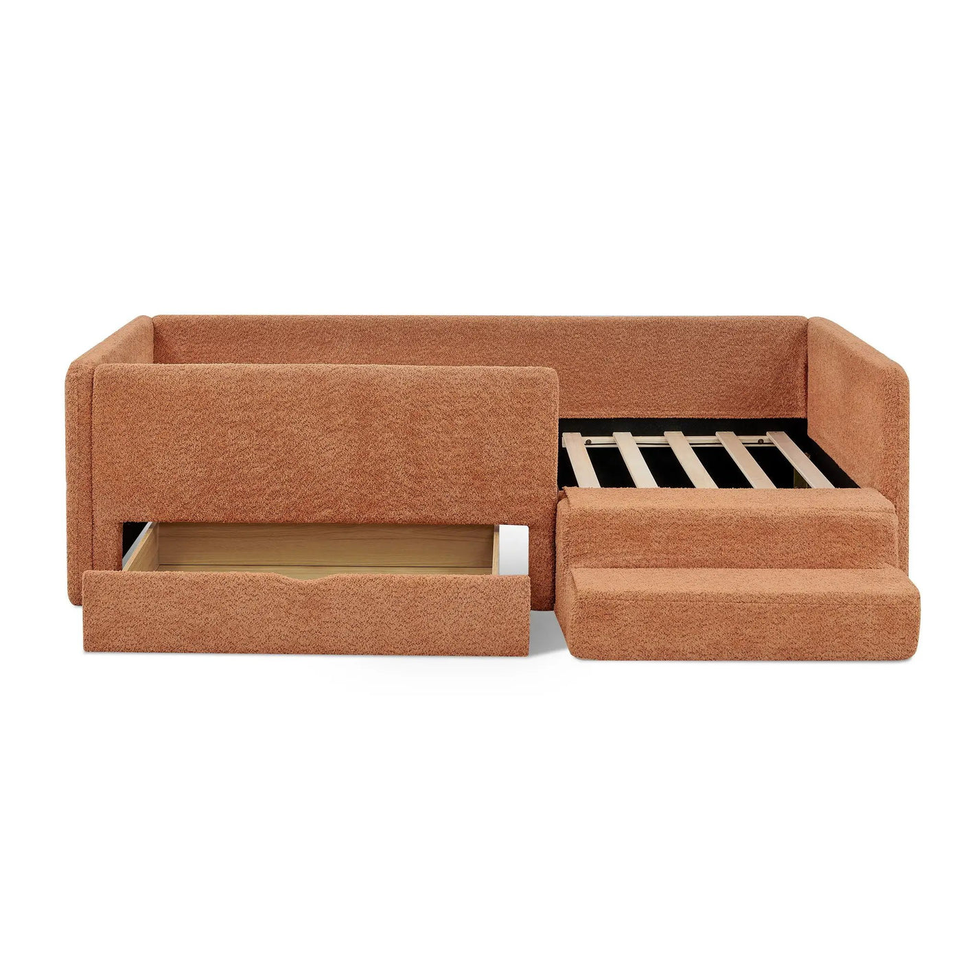 Safe Kids Bed With Guardrails And Storage by Unique Piece Furniture