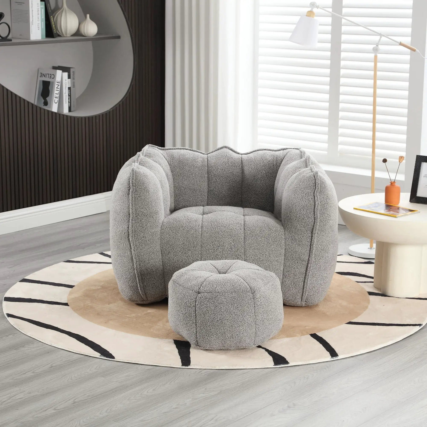 Soft Bean Bag Chair With High Resilient Foam by Unique Piece Furniture