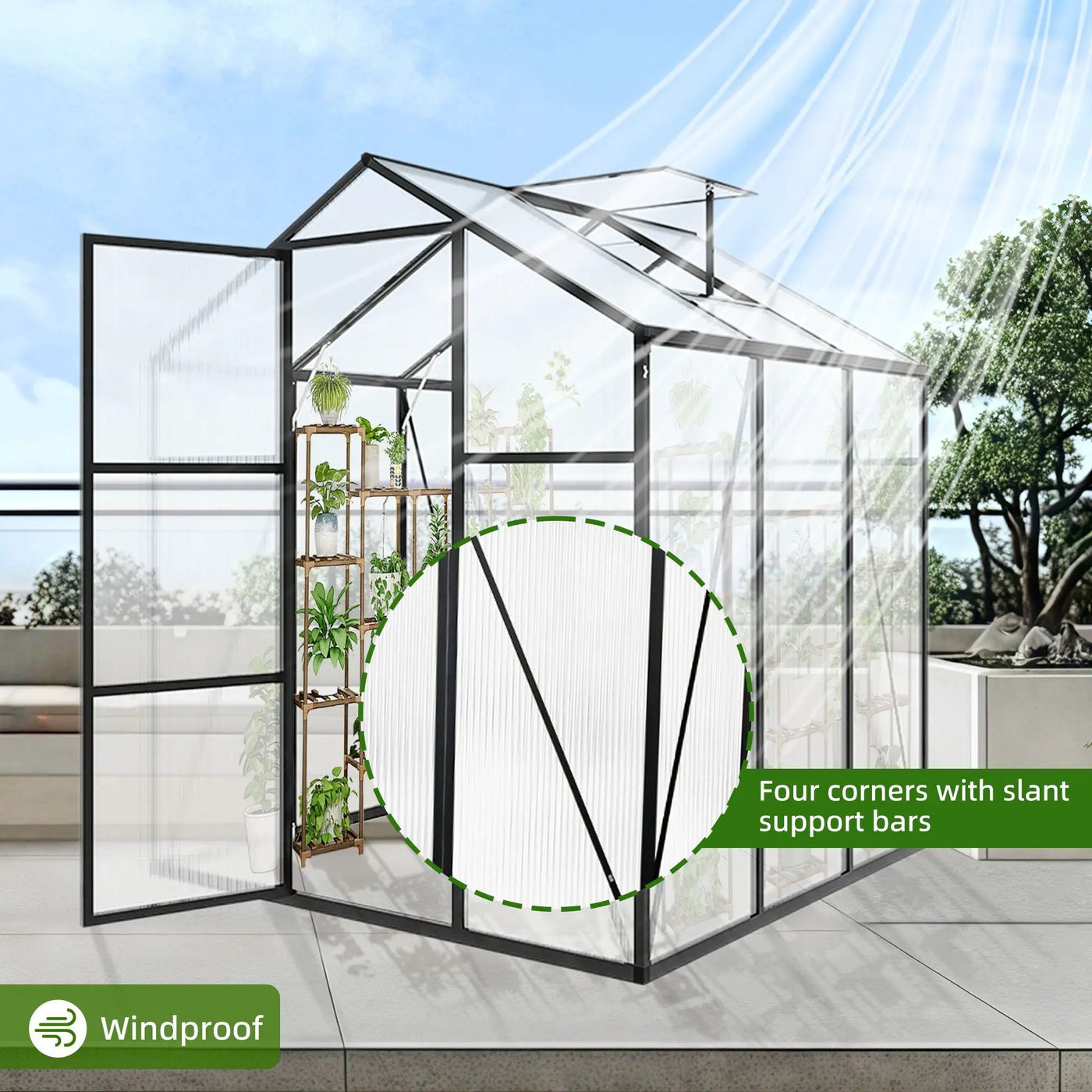 Gain Height Windproof house With Raised Base by HouseOfZazla