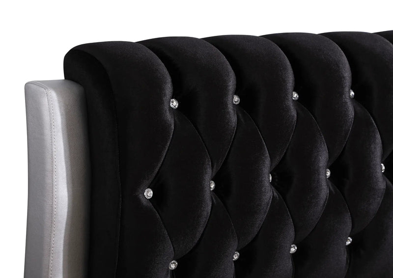 Tufted Upholstered Bed by Unique Piece Furniture