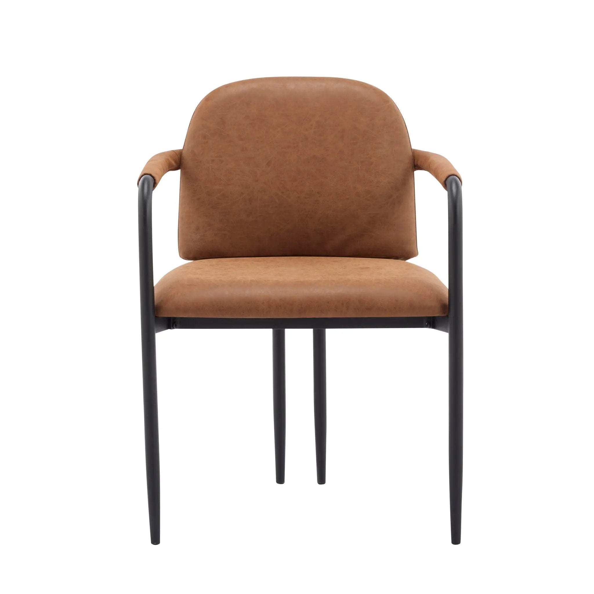 Modern Dining Chair Set With Durable Iron Frame and Comfortable Fabric Upholstery by HouseOfZazla