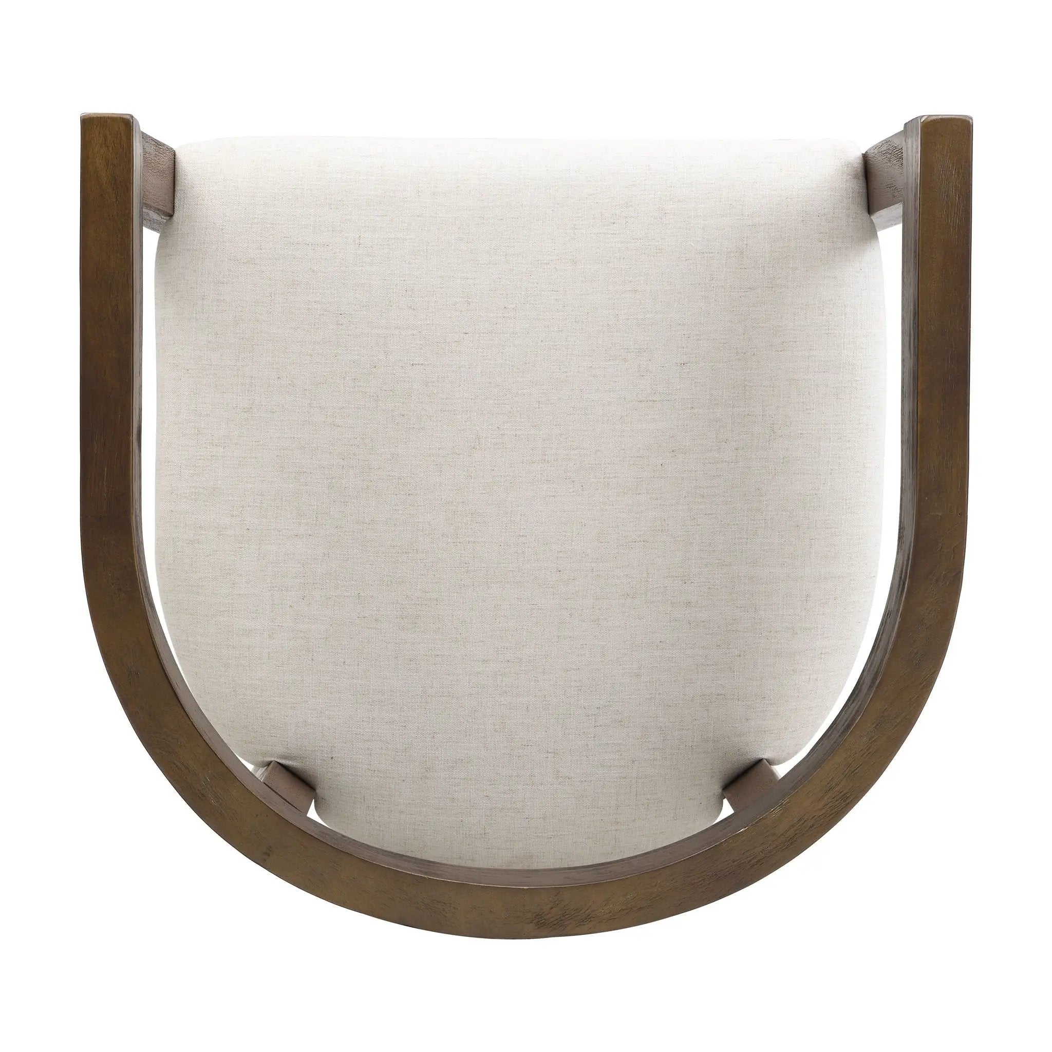 Modern Rubberwood Counter Stool Set With Upholstered Seats