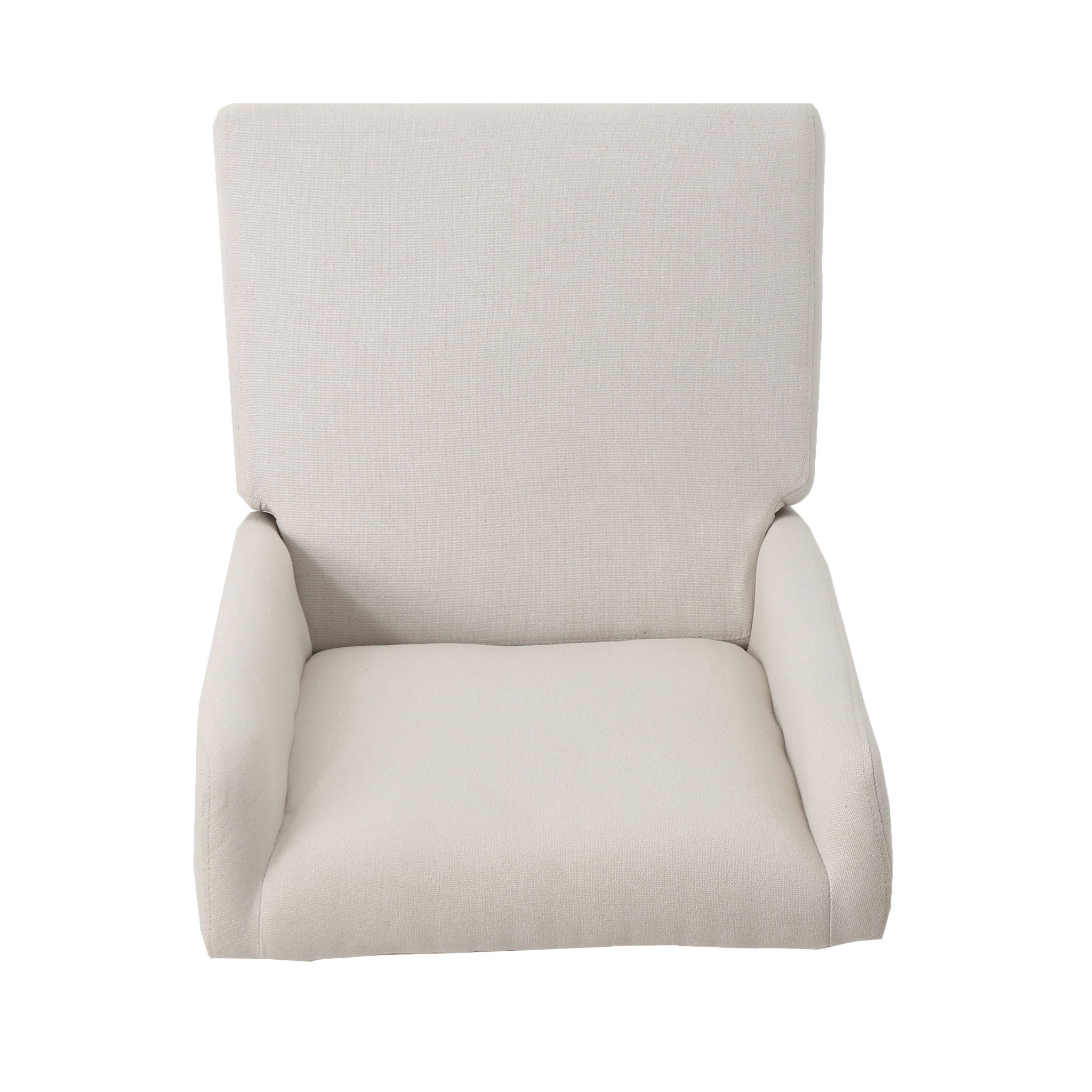 Modern Wingback Dining Chair (Set of 2) With Upholstered - Ivory by HouseOfZazla