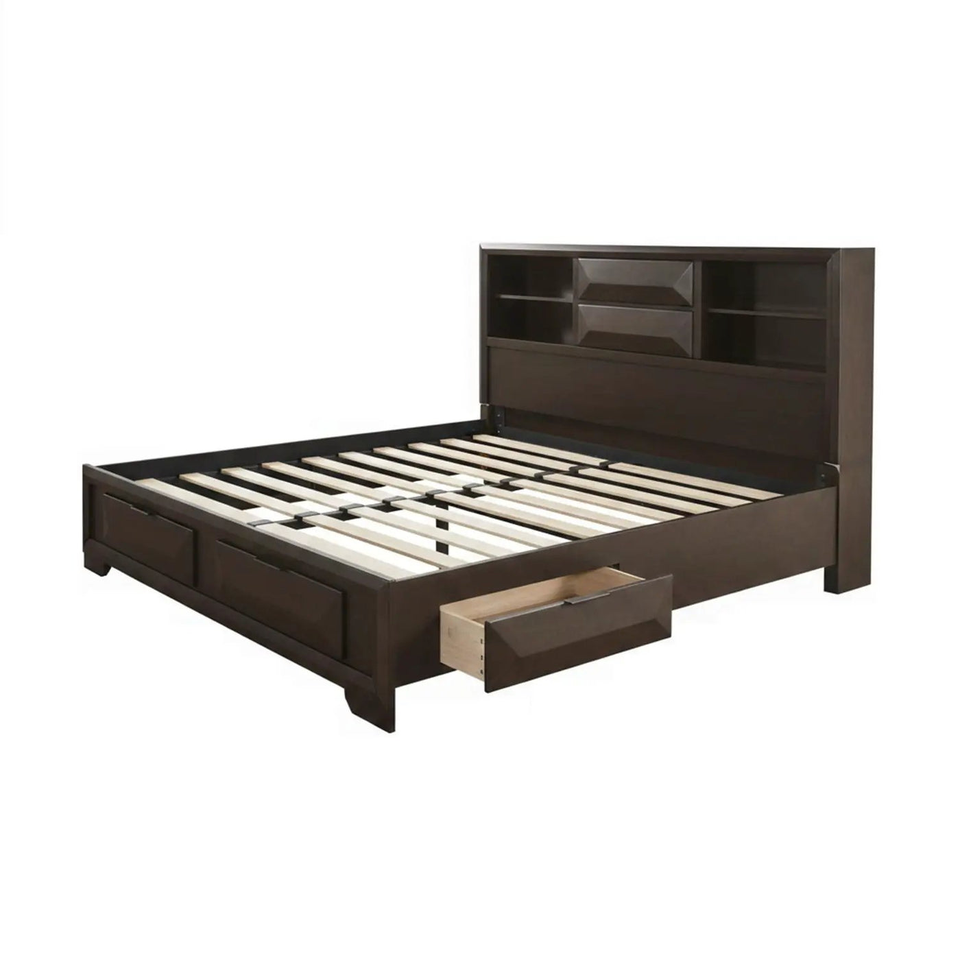 3 Piece Set Bed With Storage And 2 Nightstands by Unique Piece Furniture