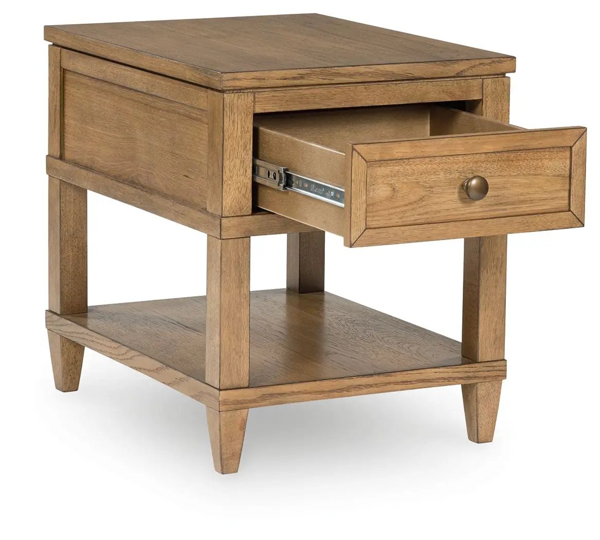 Sharlance - Rectangular End Table - Light Brown by Unique Piece Furniture