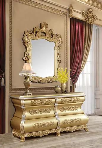 Seville - Server - Gold by Unique Piece Furniture
