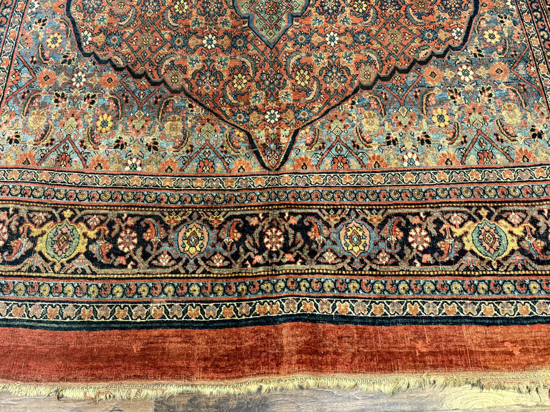 Antique Persian Bijar Rug 7x15 by Jewel Rugs