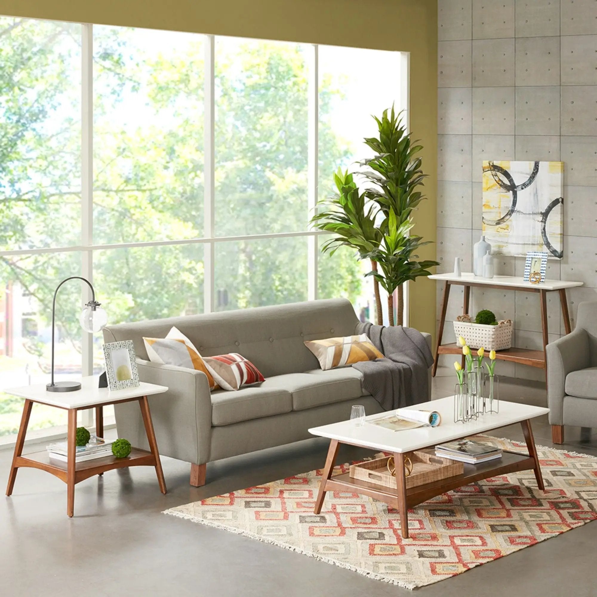 Modern Table With Extra Storage by Unique Piece Furniture