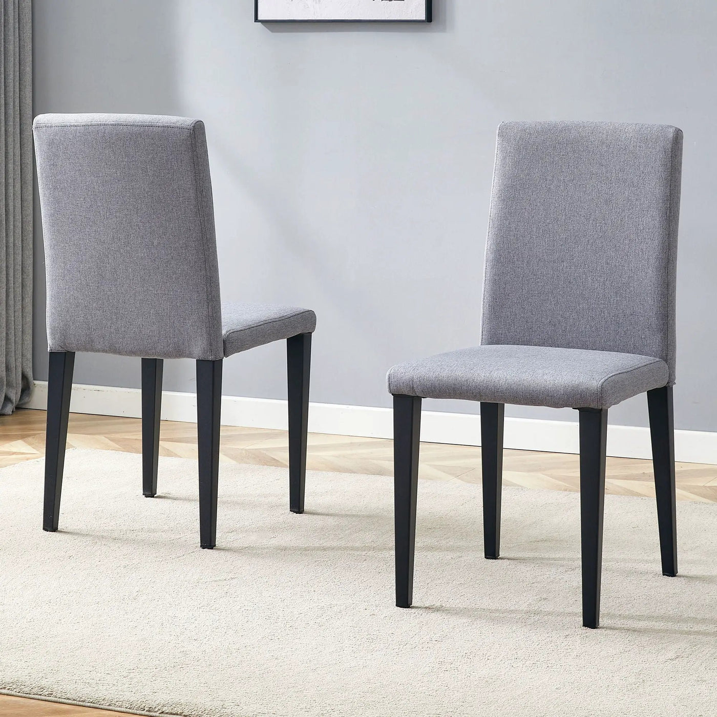 Versatile Dining Chairs With Comfortable Design And Metal Legs by Unique Piece Furniture
