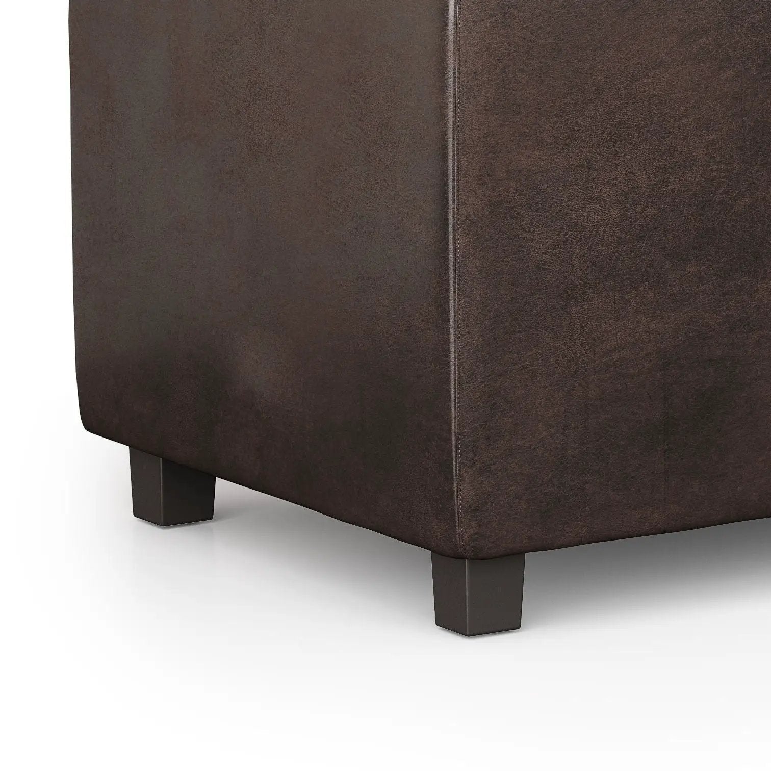 Avalon - Storage Ottoman - Distressed Brown by Unique Piece Furniture