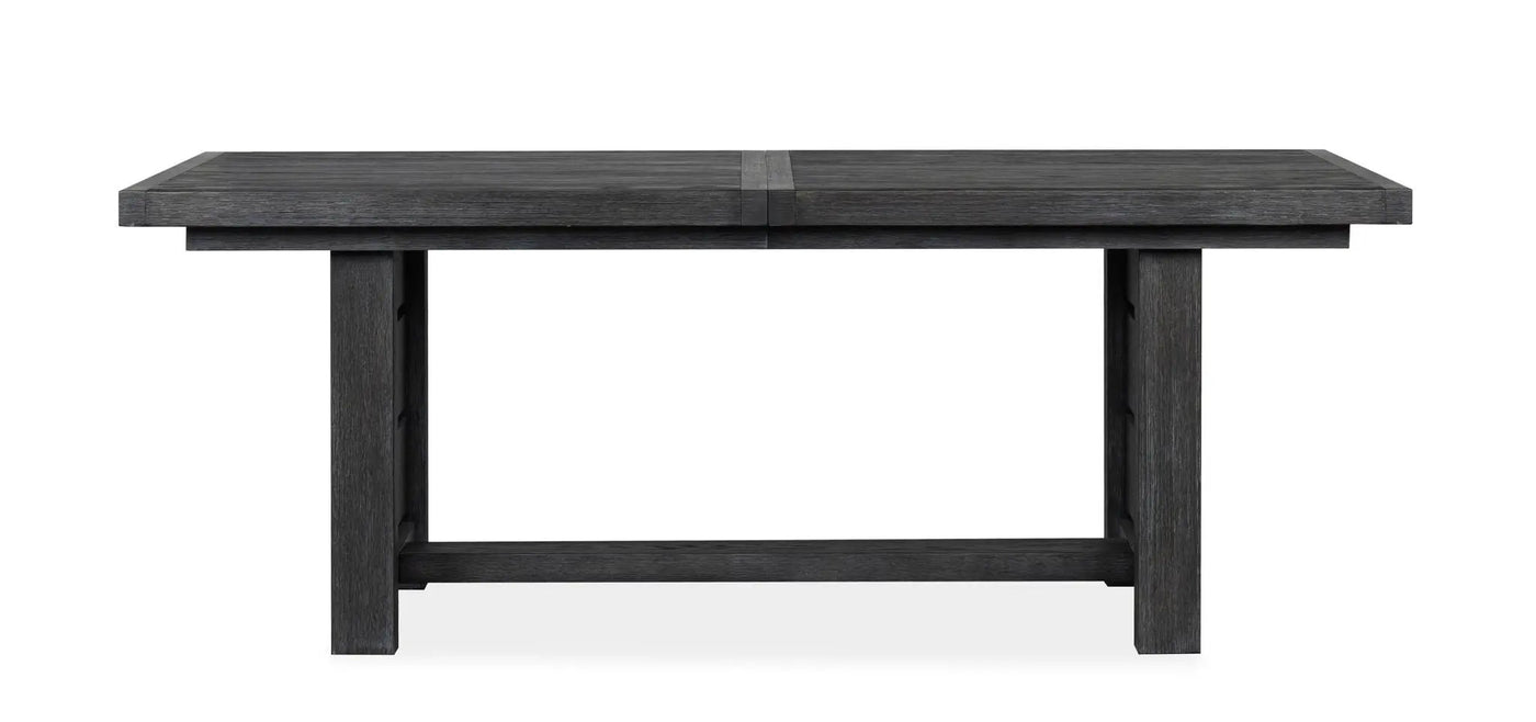 Plum Creek - Extendable Trestle Dining Table by Unique Piece Furniture