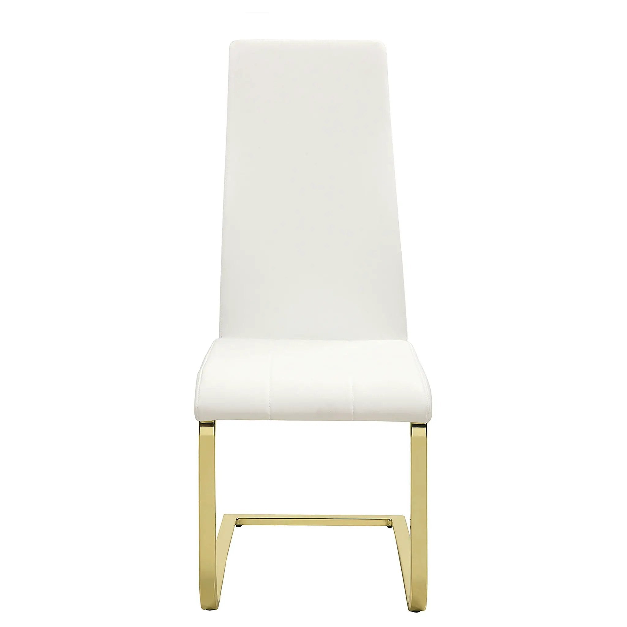 Montclair Upholstered Dining Side Chair White (Set of 4) by Unique Piece Furniture