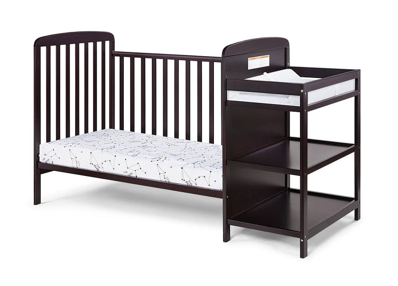 Ramsey - 3-in-1 Convertible Crib / Changer Combo by HouseOfZazla