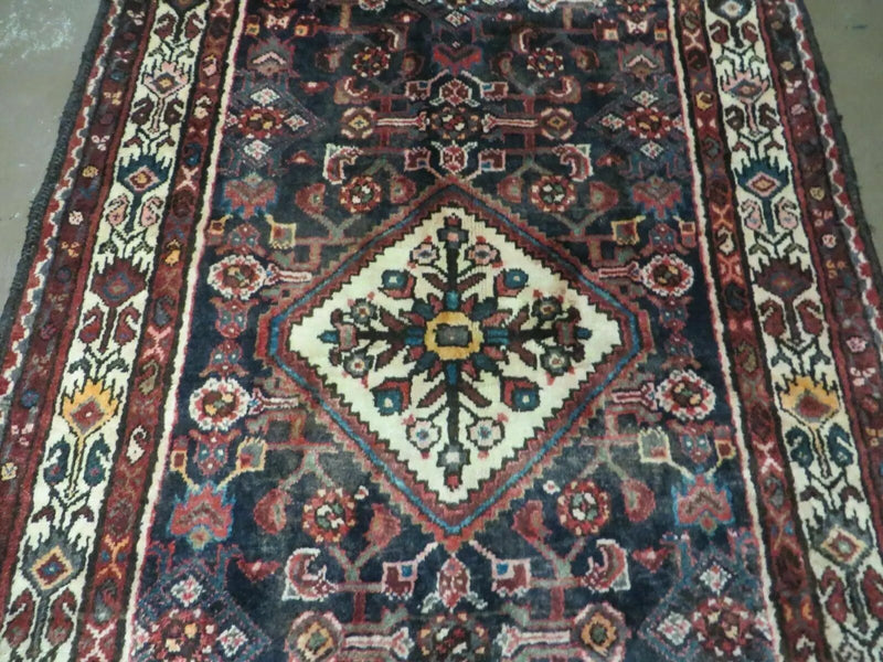 3' 6" X 10' 3" Antique Handmade Turkish Wool Runner Rug by Jewel Rugs