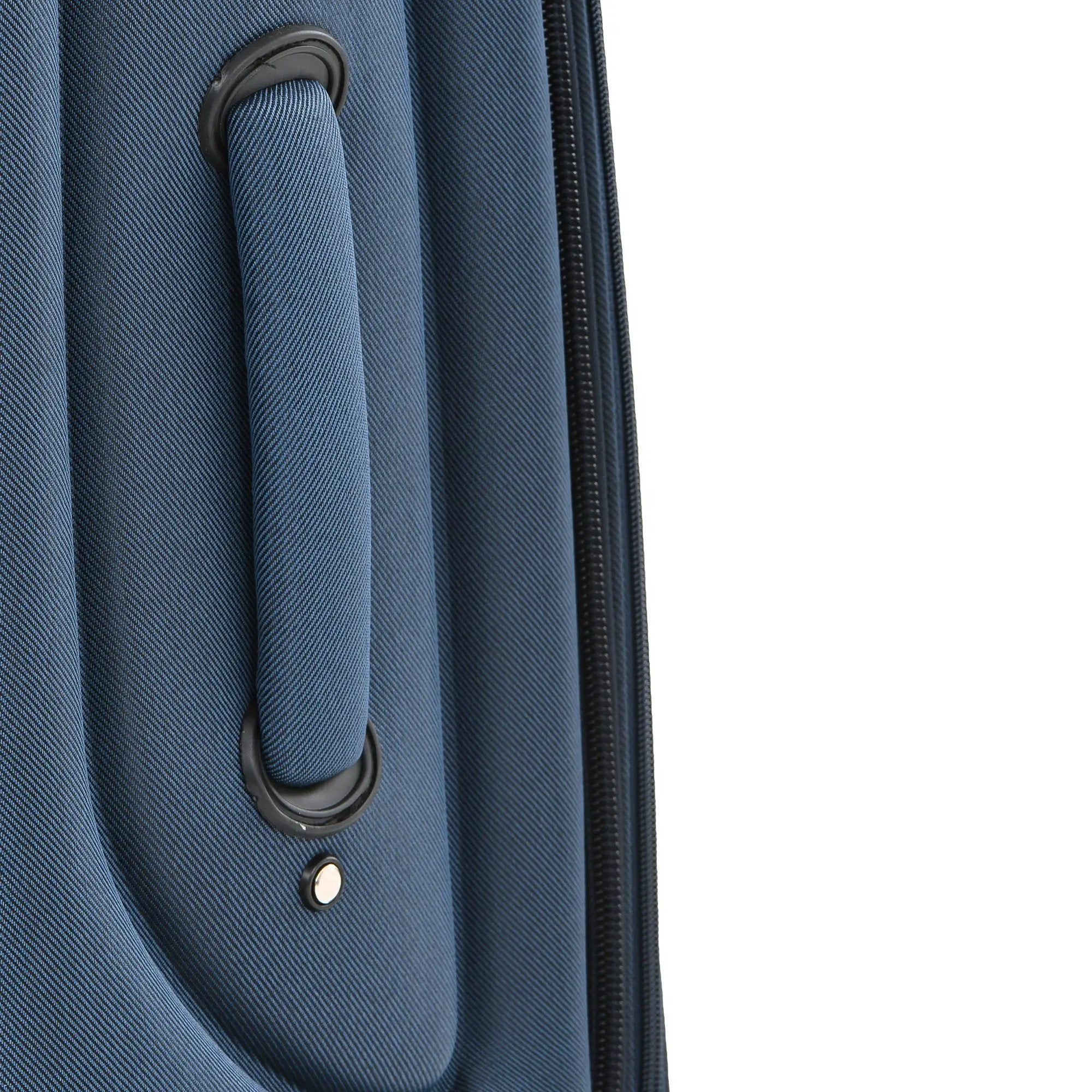 Softside Luggage Expandable 3 Piece Set Suitcase Upright Spinner Softshell Lightweight Luggage Travel Set - Dark Blue by HouseOfZazla