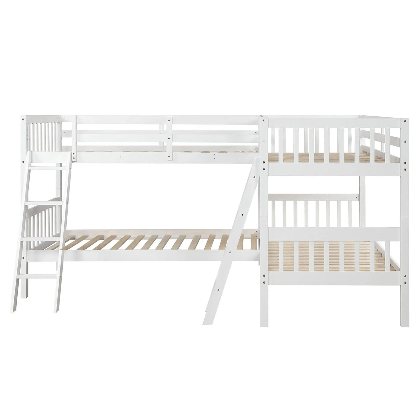 L Shaped Bunk Bed With Ladder by Unique Piece Furniture
