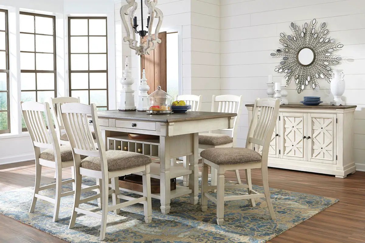 Bolanburg - Rectangular Counter Table Set by Unique Piece Furniture