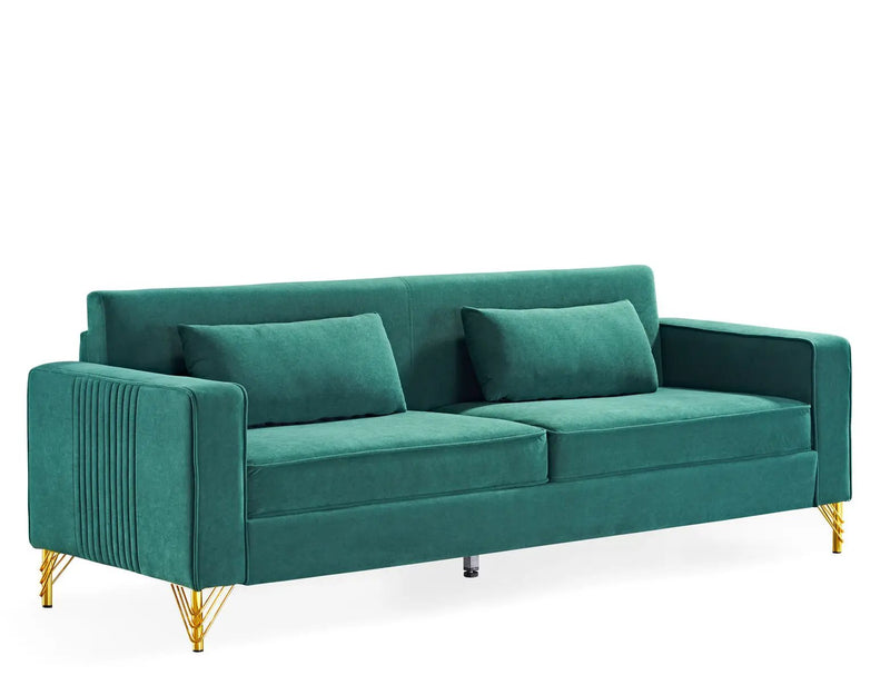 Aesthetic 3 Seater Couch With Classic Modern Appeal And Luxurious Soft Comfort by HouseOfZazla
