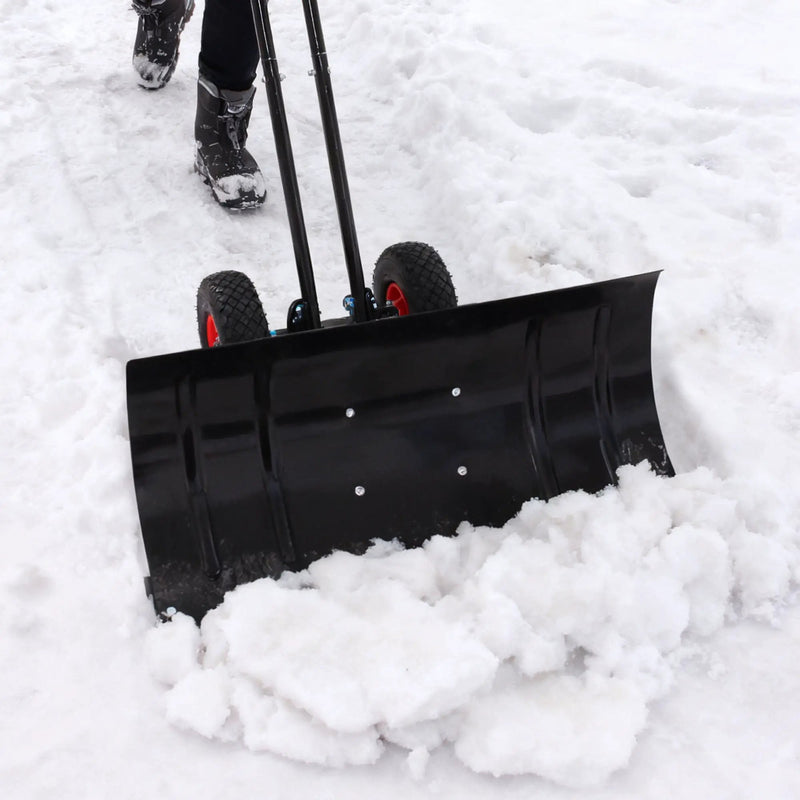 30" Heavy Duty Snow Shovel with Wheels by HouseOfZazla