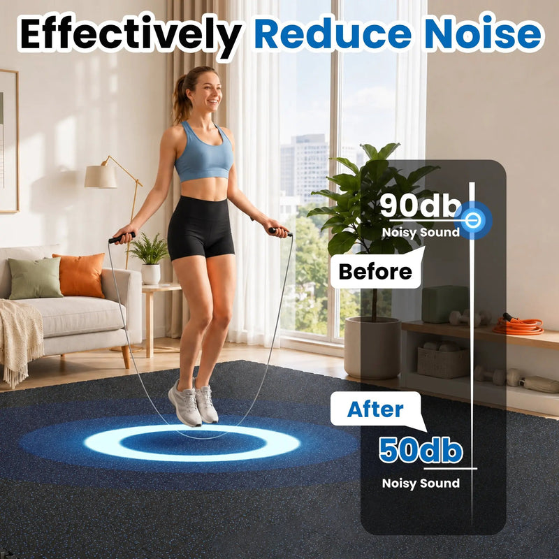 0.6 Inch Thick Gym Floor Mats by HouseOfZazla