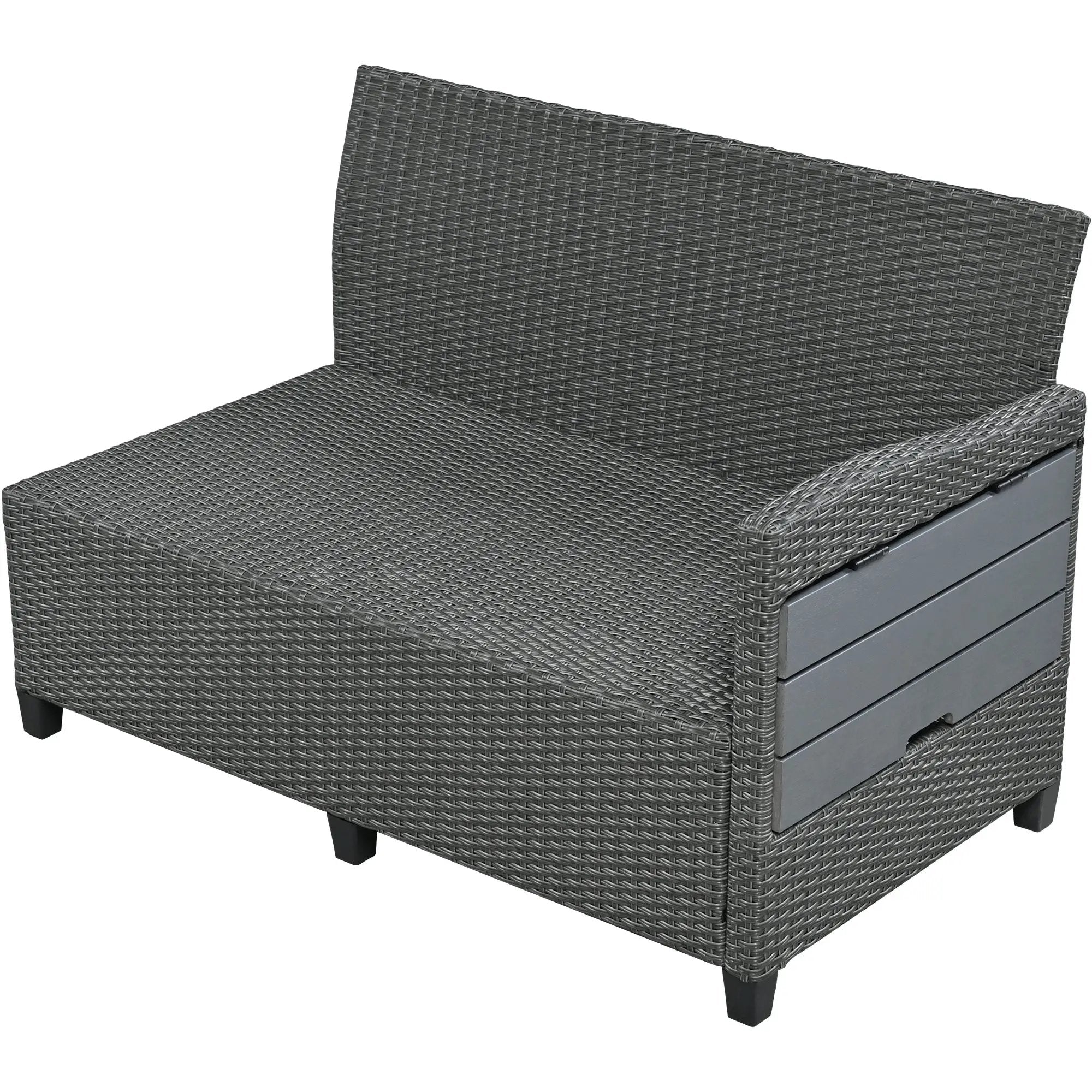 Tomax 5-Piece Outdoor Patio Rattan Sofa Set by HouseOfZazla