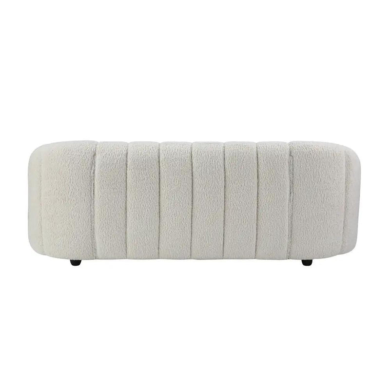 Osmash - Sofa - White Teddy Sherpa by Unique Piece Furniture