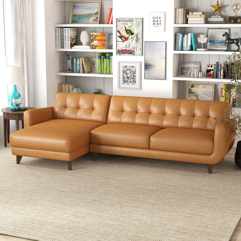 Allison - Mid-Century Modern Sectional Sofa Chaise by Unique Piece Furniture