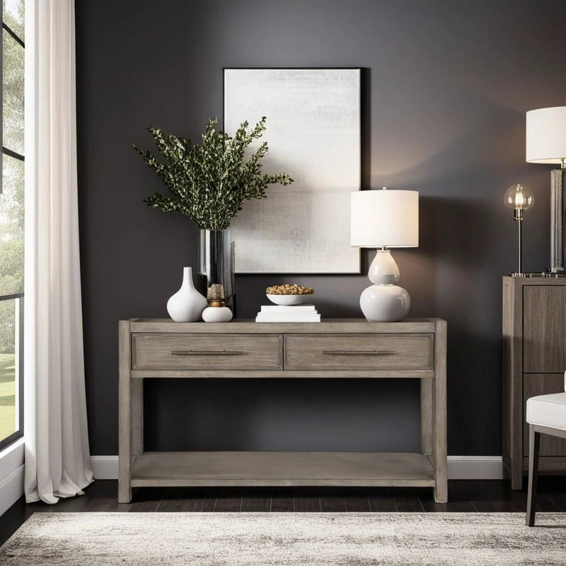 Cypress Lane - Sofa Table - White Oak by Unique Piece Furniture