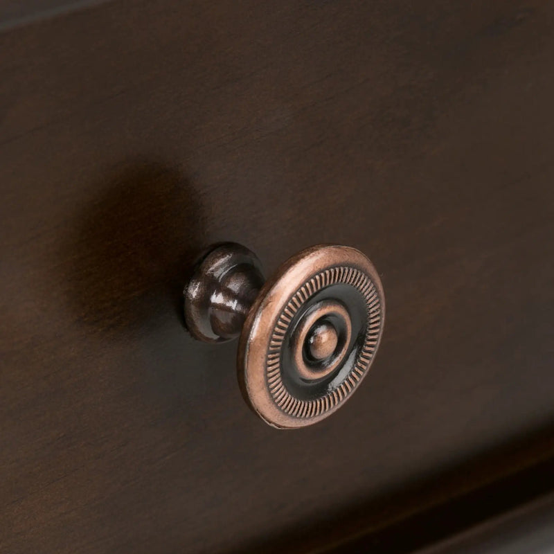 Carlton - Home Office Desk - Dark Tobacco Brown by Unique Piece Furniture