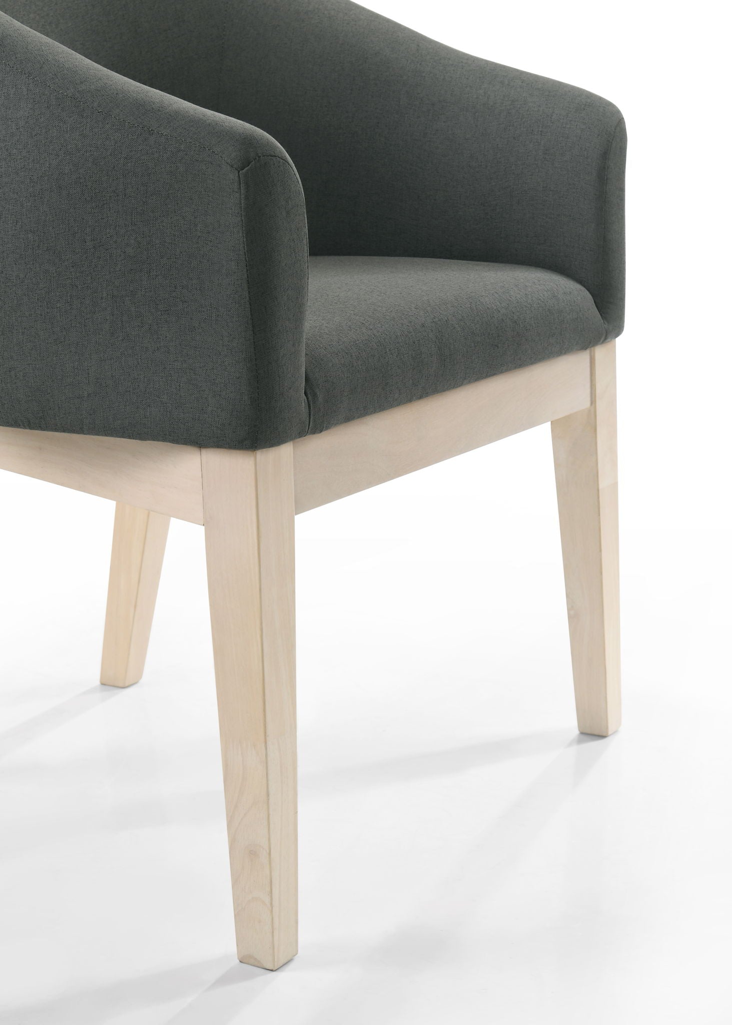 Neroli - Barrel Accent Chair (Set of 2) - Gray by HouseOfZazla