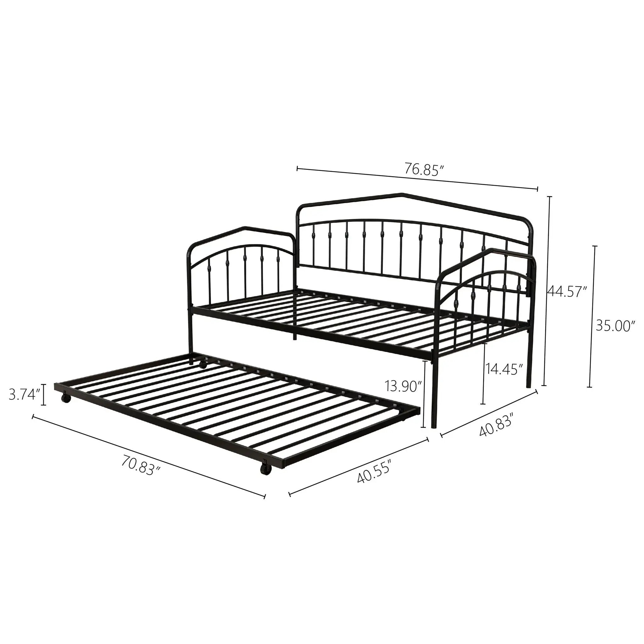 Fox - Daybed With Twin Trundle by HouseOfZazla