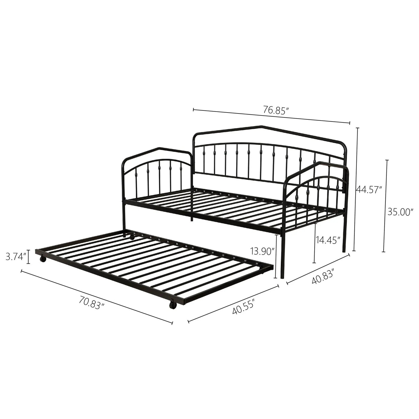 Fox - Daybed With Twin Trundle by Unique Piece Furniture