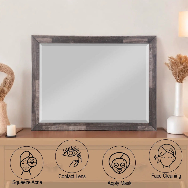 Juniper - Mirror - Dark Brown by Unique Piece Furniture