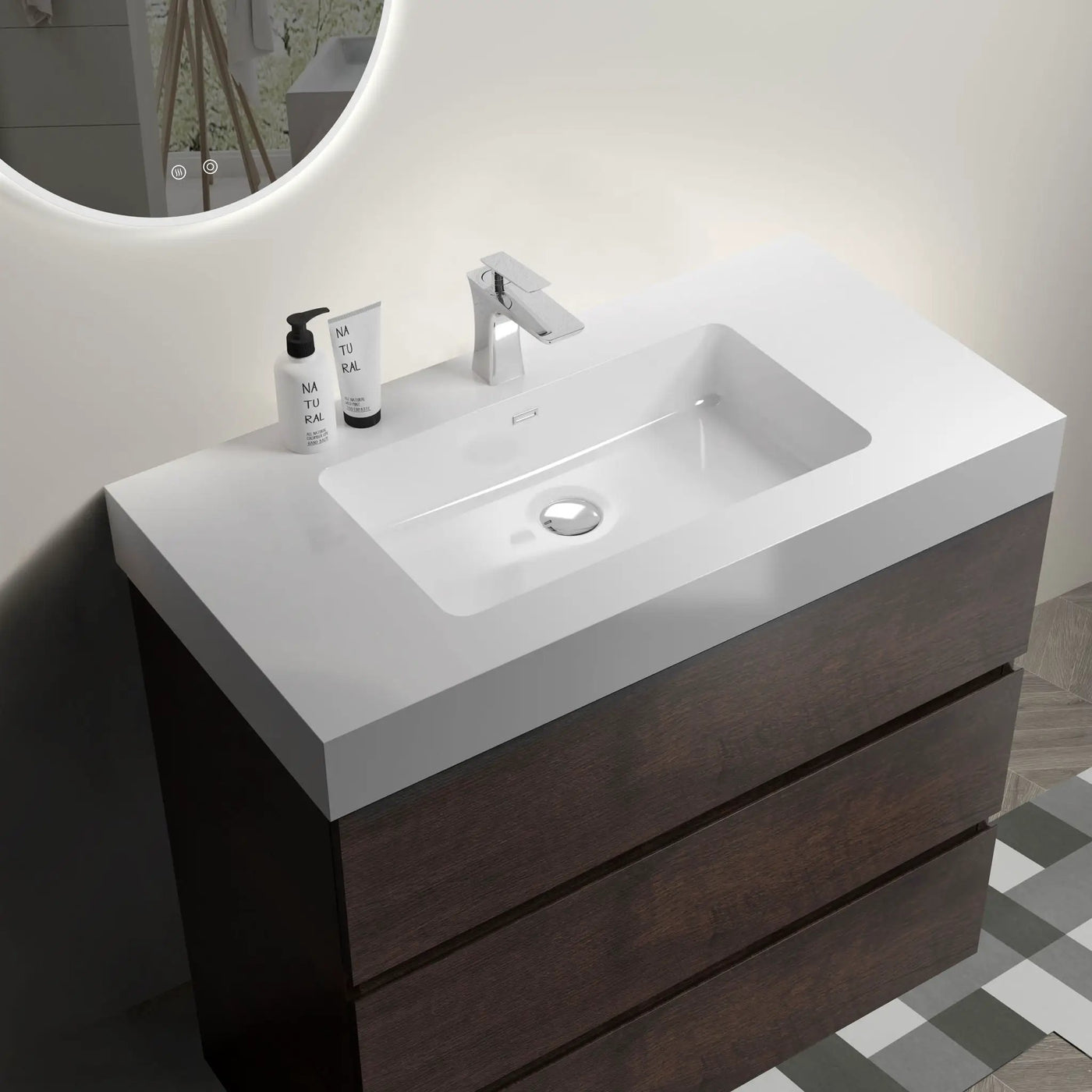 Alice - Bathroom Vanity With Large Storage, Freestanding by Unique Piece Furniture